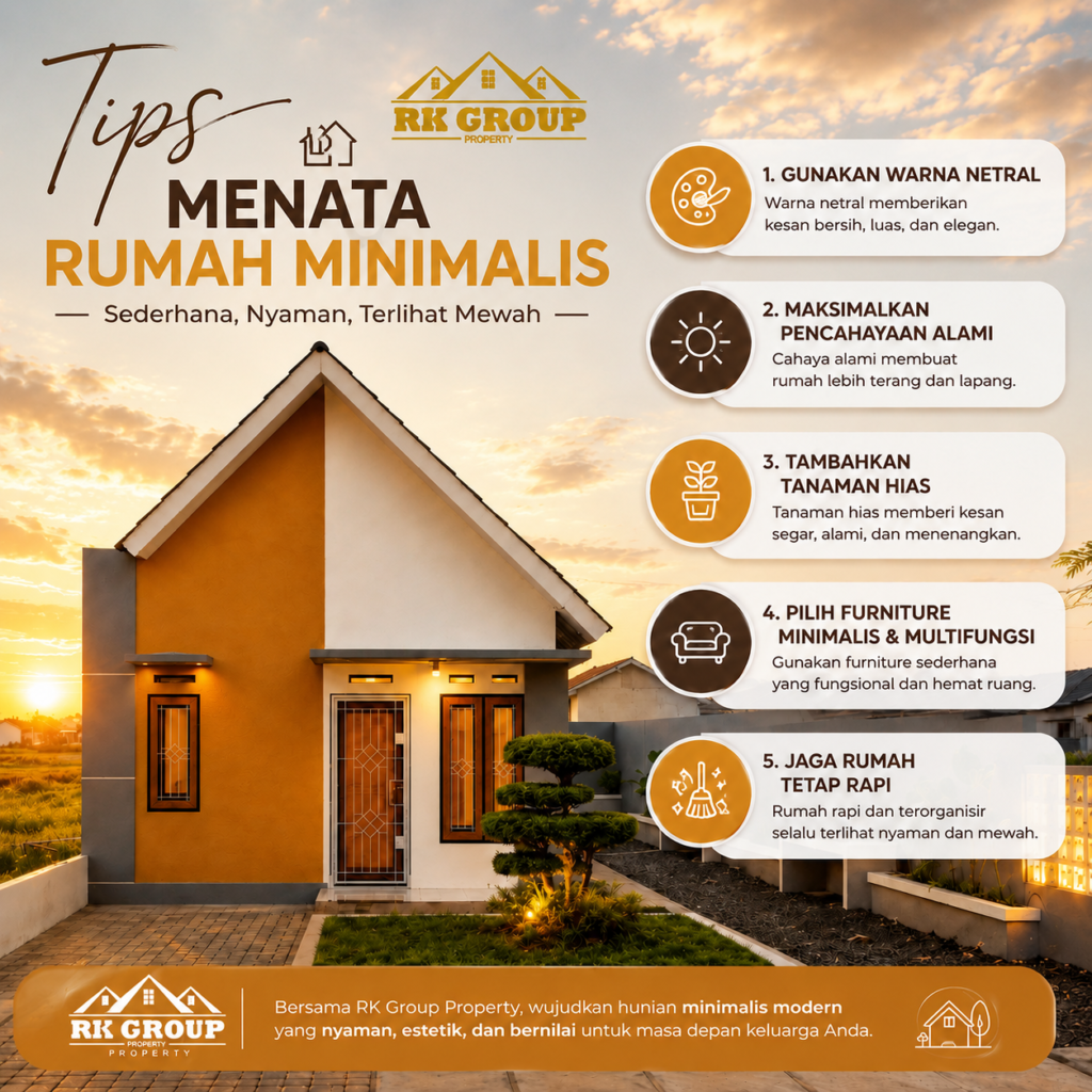 Punya rumah dengan desain minimalis