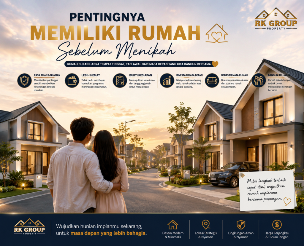 Memiliki rumah sebelum menikah